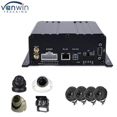 1080P H.264 AHD 256GB 4CH Enregistreur de voiture mobile DVR GPS Carte SD Bus Truck Enregistrement de voiture