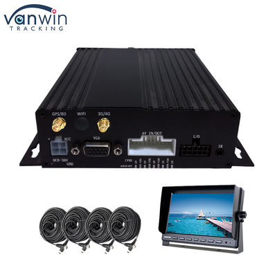 GPS 1080P HD 4CH Mobile DVR Carte SD Samrt WIFI Enregistreur vidéo numérique pour véhicule