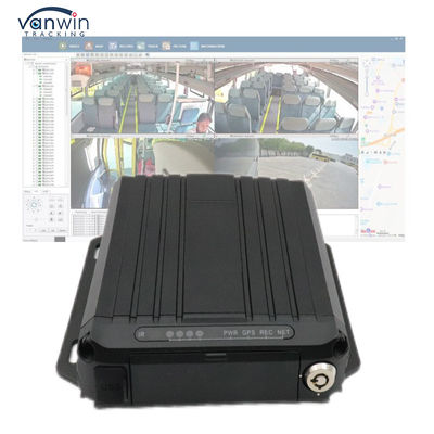 Suivi vidéo en ligne 4G GPS DVR mobile 1080p carte SD 4 canaux carte SIM GPS véhicule caméra de vidéosurveillance