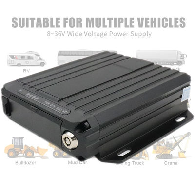 Suivi vidéo en ligne 4G GPS DVR mobile 1080p carte SD 4 canaux carte SIM GPS véhicule caméra de vidéosurveillance