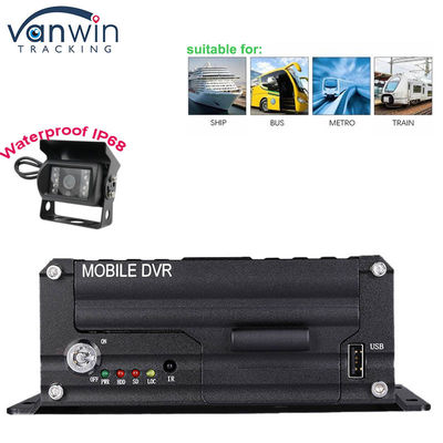 1080P H265 DUAL SD Card 8 canaux DVR mobile avec HDD Max 2TB pour les taxis et camions