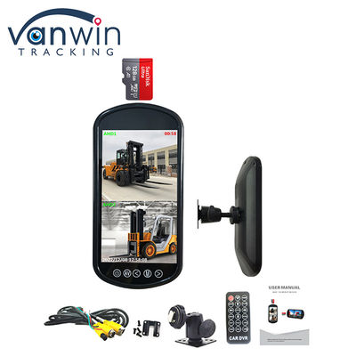 7 pouces 2 canaux HD 1 voie Audio Input Moniteur de voiture Rétroviseur Rétroviseur High Digital Nouveau panneau