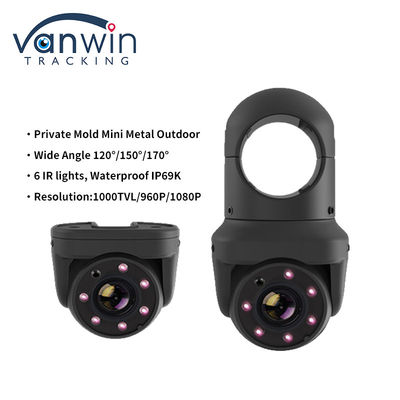 Mini AHD 6 IR Lampes IP69K Caméra imperméable à l'eau pour camion et bus avec surveillance nocturne