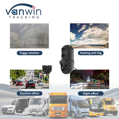 Mini AHD 6 IR Lampes IP69K Caméra imperméable à l'eau pour camion et bus avec surveillance nocturne