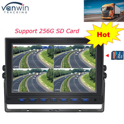 7 pouces GPS en temps réel 4G AHD 4CH Moniteur TFT Moniteur de voiture