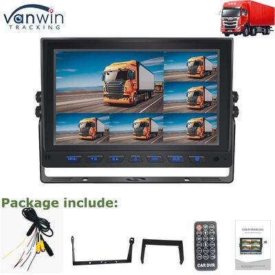 7 pouces GPS en temps réel 4G AHD 4CH Moniteur TFT Moniteur de voiture