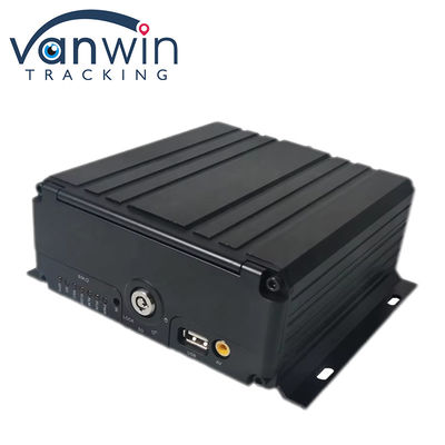 Full HD 1080P 8CH Mobile DVR Carte SD 4G GPS H.265 CMSV6 Système de sécurité pour le DVR de bus et de camion