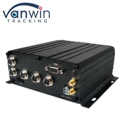 Full HD 1080P 8CH Mobile DVR Carte SD 4G GPS H.265 CMSV6 Système de sécurité pour le DVR de bus et de camion
