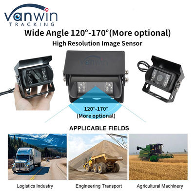 Super grand angle IP68 1080P AHD caméra de surveillance de voiture pour bus camion remorque camion caméra de véhicule