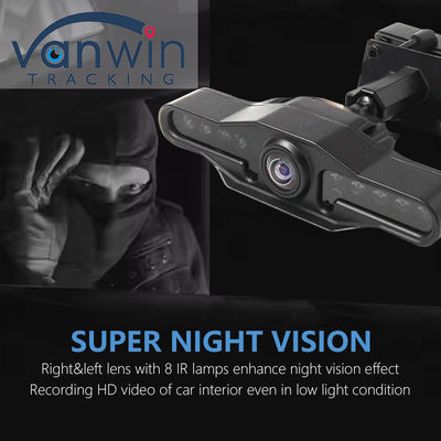 2 caméras objectif 2,9 pouces AHD Dash Cam Recorder avec Super grand angle double objectif enregistreur vidéo