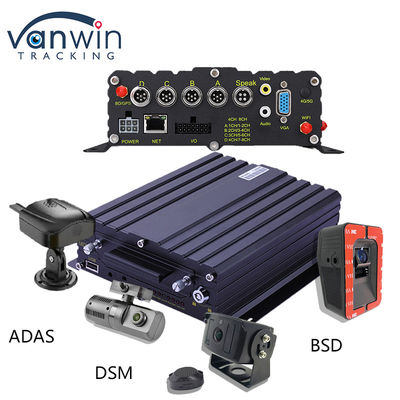 8CH enregistreur de vidéosurveillance voiture MDVR système d'alerte précoce de sécurité IA DVR mobile ADAS DMS BSD