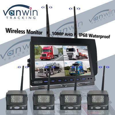 Système de caméra sans fil numérique AHD 7 pouces pour camion, caméra de recul, kit de moniteur de voiture TFT sans fil