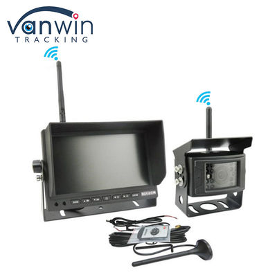 Système de caméra sans fil numérique AHD 7 pouces pour camion, caméra de recul, kit de moniteur de voiture TFT sans fil