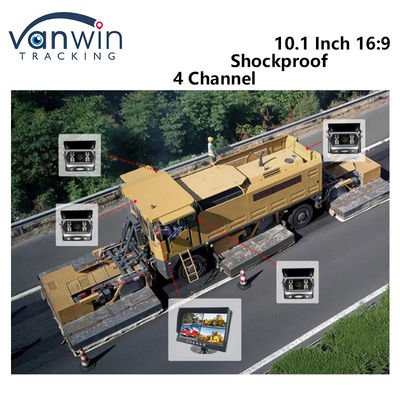 10.1 pouces IPS Sécurité TFT Moniteur de voiture HD 1080P Affichage pour camion Caméra de véhicule de bus