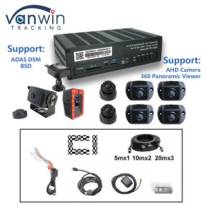8 CH 4G 360 Vue panoramique MDVR avec AI ADAS DSM BSD Vue panoramique Système de caméra DVR de véhicule automobile