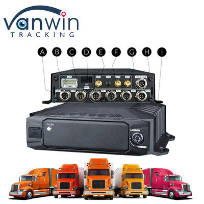 HDD 1080p 8ch DVR mobile 4g GPS WIFI MDVR Kit Système de caméra pour le suivi des véhicules Sécurité des voitures