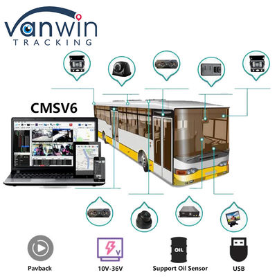 4CH double carte SD GPS MDVR caméra avec 4G WiFi mobile DVR système de sécurité de bus scolaire