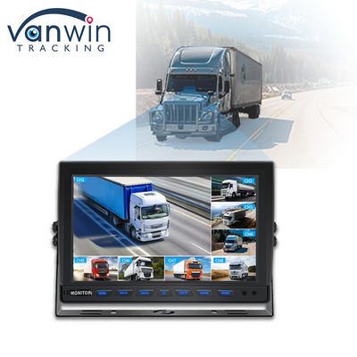 Moniteur 9 pouces 8 canaux AHD Vidéo 1080P Moniteur IPS LCD pour voiture