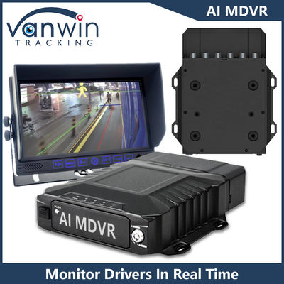 AHD 1080P 8CH 4G GPS mobile DVR avec intégré ADAS DSM BSD algorithme alimenté par l'IA