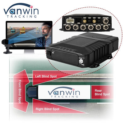 AHD 1080P 8CH 4G GPS mobile DVR avec intégré ADAS DSM BSD algorithme alimenté par l'IA