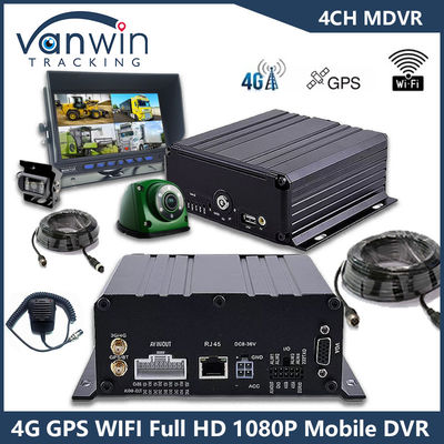 4CH GPS 4G WiFi DVR mobile Full HD 1080P Caméra de voiture HDD Mdvr Pour le bus Voiture de camion