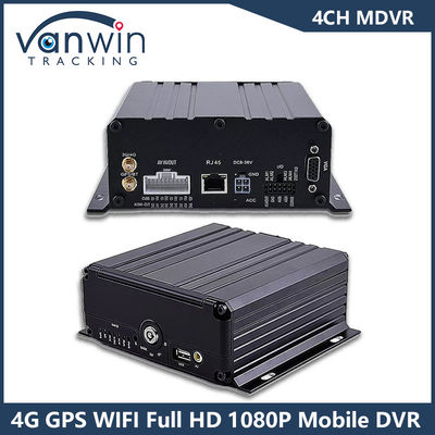 4CH GPS 4G WiFi DVR mobile Full HD 1080P Caméra de voiture HDD Mdvr Pour le bus Voiture de camion