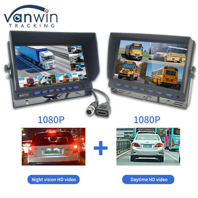 10Écran d'affichage de voiture AHD de 0,1 pouce 8CH MDVR Caméra 1080P Couleur TFT Systèmes de moniteur de voiture