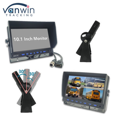 10Écran d'affichage de voiture AHD de 0,1 pouce 8CH MDVR Caméra 1080P Couleur TFT Systèmes de moniteur de voiture