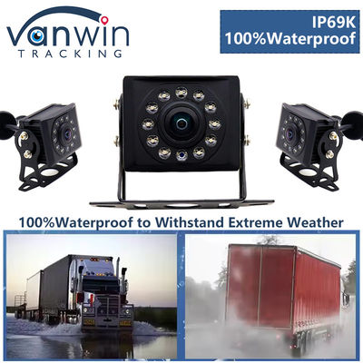 Sécurité IP69K AHD Caméra de sécurité 12 IR de vision nocturne à vue arrière Véhicule Voiture Caméra de vidéosurveillance