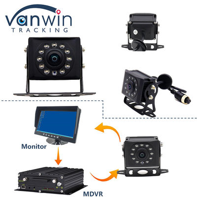 Sécurité IP69K AHD Caméra de sécurité 12 IR de vision nocturne à vue arrière Véhicule Voiture Caméra de vidéosurveillance