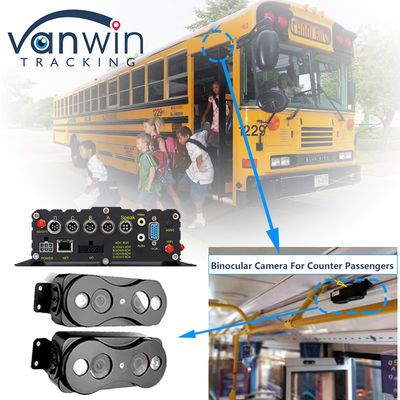 AI MDVR personnes comptant la caméra compteur de passagers de bus MDVR avec le compteur de personnes de bus