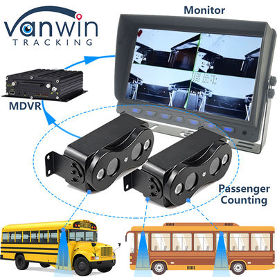 AI MDVR personnes comptant la caméra compteur de passagers de bus MDVR avec le compteur de personnes de bus