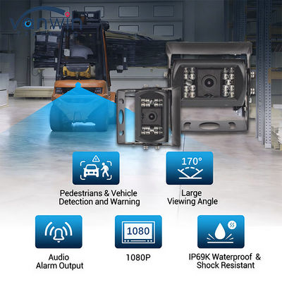 IP69 AHD 170° Caméra grand angle de voiture Caméra de sécurité de véhicule CCTV pour solutions vidéo mobiles