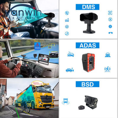 8CH AI BSD ADAS DMS MDVR Système HD 1080P HDD DVR mobile avec fonction WIFI GPS 4G