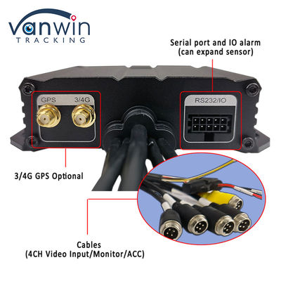 H.264 4CH HD 1080P DVR mobile 4G GPS WIFI Carte SD MINI MDVR Pour la surveillance vidéo de voiture