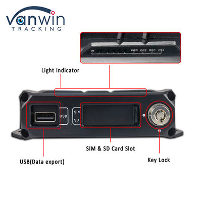H.264 4CH HD 1080P DVR mobile 4G GPS WIFI Carte SD MINI MDVR Pour la surveillance vidéo de voiture