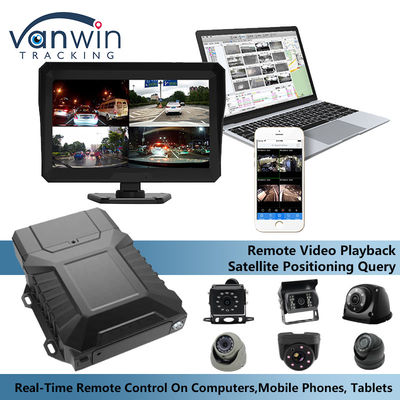 8CH 1080P AHD HDD DVR mobile avec 4G GPS MDVR enregistreur système d'alarme de moniteur de sécurité de camion