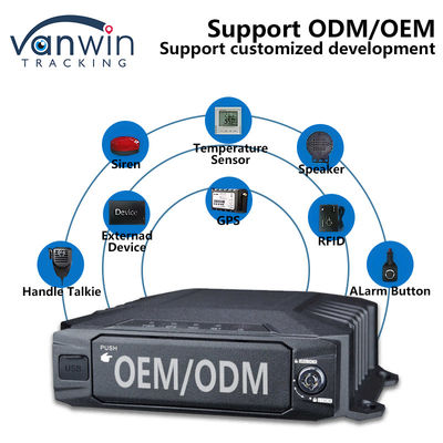 8CH 1080P AHD HDD DVR mobile avec 4G GPS MDVR enregistreur système d'alarme de moniteur de sécurité de camion