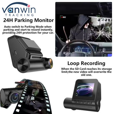 Full HD 4K Dash Cam Enregistreur vidéo à double objectif Vidéo de vision nocturne Parking Monitor Dashcam