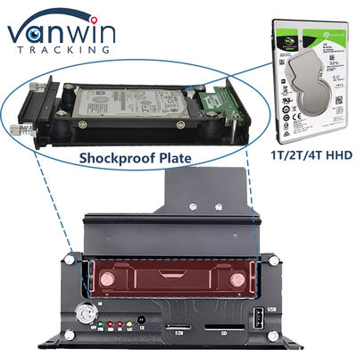 4CH 5G CMSV6 Système DVR mobile AI avec GPS ADAS BSD DMS H.265 MDVR pour le moniteur de vidéosurveillance de voiture