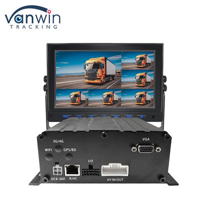 Système de DVR mobile H.265 8CH HDD 1080P avec kit 4G MDVR fonction GPS WIFI pour la gestion de flotte
