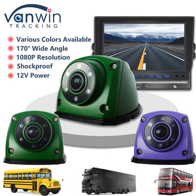 IP69 1080P Caméra de voiture AHD Caméra latérale avec 6pcs de lumières IR Super Caméra de vision nocturne
