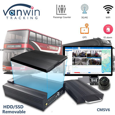 OEM 8CH HD 1080P HDD DVR mobile avec GPS 4G WIFI MDVR pour le système de gestion de flotte