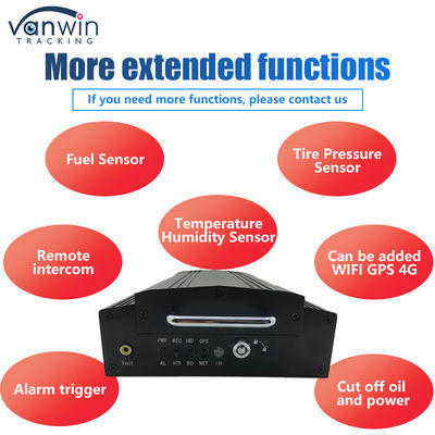 OEM 8CH HD 1080P HDD DVR mobile avec GPS 4G WIFI MDVR pour le système de gestion de flotte
