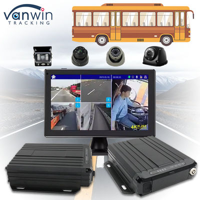 OEM ODM en temps réel 4CH GPS DVR mobile avec 4G 1080P WiFi carte SD double MDVR pour bus