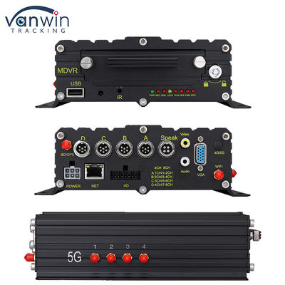 8CH 1080p 4G AI DVR mobile avec ADAS DMS BSD Système de caméra GPS DVR mobile pour camion