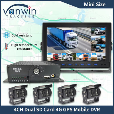 H.265 4CH Full HD Mobile DVR en direct Blackbox Enregistreur 4G Wifi GPS CCTV du véhicule