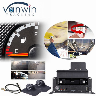 5G 4CH Full HD Mobile DVR en direct avec surveillance GPS du niveau de carburant CCTV du véhicule