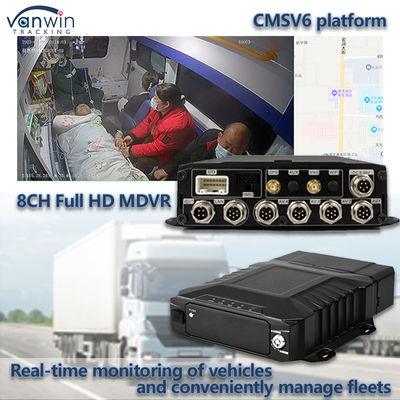 8CH vidéo surveillance HDD mobile DVR avec 4G GPS WIFI MDVR pour la surveillance en temps réel