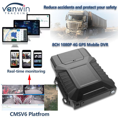 8CH vidéo surveillance HDD mobile DVR avec 4G GPS WIFI MDVR pour la surveillance en temps réel